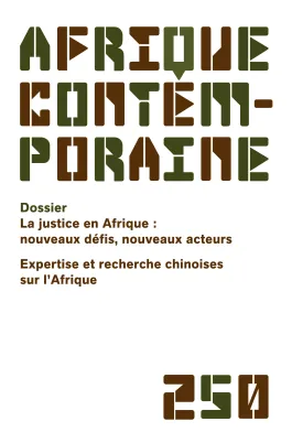 La justice en Afrique : nouveaux défis, nouveaux acteurs