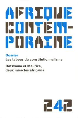Les tabous du constitutionnalisme en Afrique « francophone »