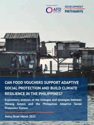 adaptive social protection and build climate resilience in the philippines