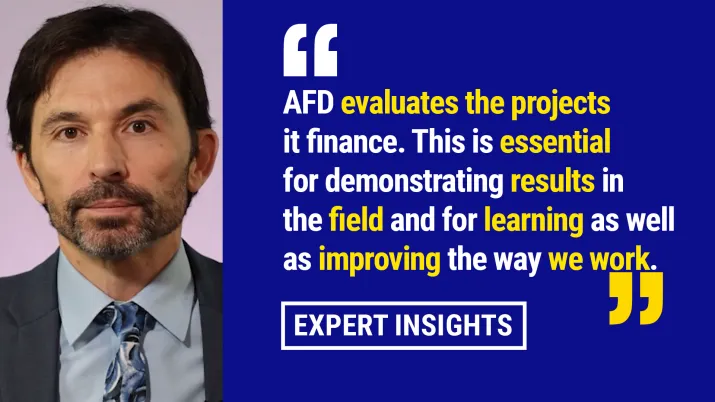 Evaluating projects: a key issue for the AFD